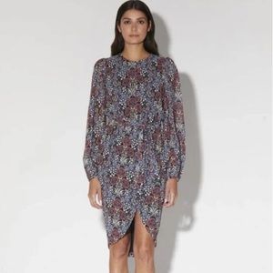 Walter Baker Melissa floral faux wrap dress (worn once!)